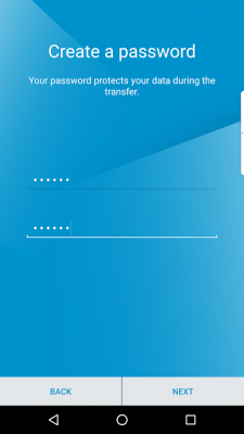 Screenshot of the application BlackBerry Content Transfer - #3