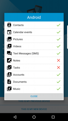 Screenshot of the application BlackBerry Content Transfer - #4