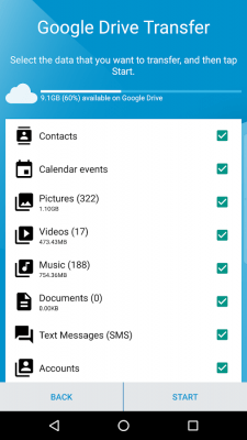 Screenshot of the application BlackBerry Content Transfer - #5