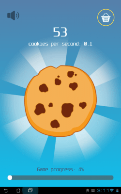 Screenshot of the application Cookie Clicker HD - #1