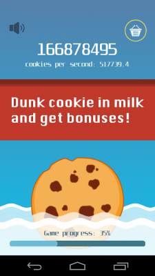 Screenshot of the application Cookie Clicker HD - #4