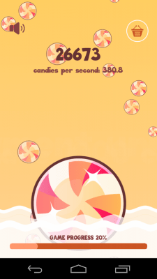 Screenshot of the application Christmas Candy Cookie Clicker - #3