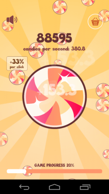 Screenshot of the application Christmas Candy Cookie Clicker - #4