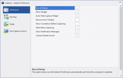 Screenshot of the application Gadwin PrintScreen - #3