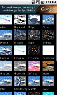 Screenshot of the application Pic FX (photo filters) - #3
