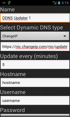 Screenshot of the application Proxy Server - #6