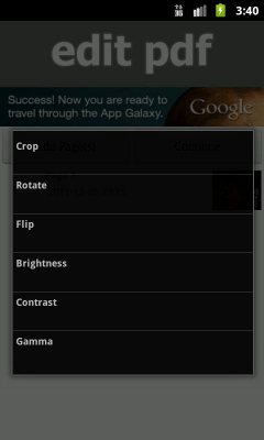 Screenshot of the application Scan to PDF Free - #6
