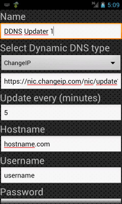 Screenshot of the application Email Server - #5