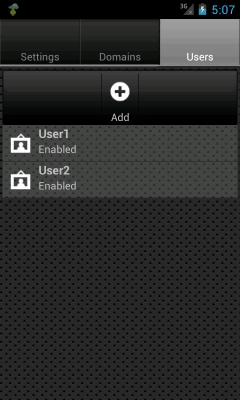 Screenshot of the application Email Server - #8