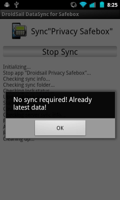 Screenshot of the application DS DataSync - #4