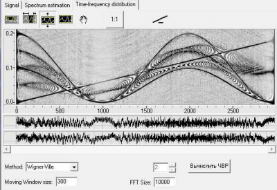 Screenshot of the application PSELab - #1