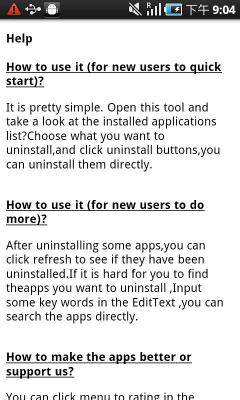 Screenshot of the application QuickUninstaller - #3