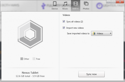 Screenshot of the application doubleTwist - #3