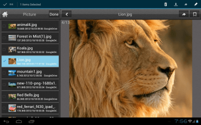 Screenshot of the application RainbowDrive - #5