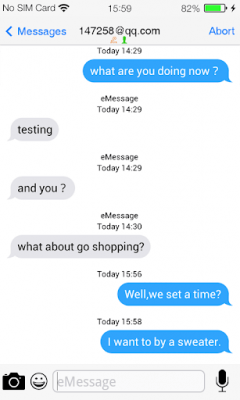 Screenshot of the application Espier PrivChat - #3