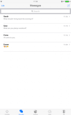 Screenshot of the application Espier PrivChat - #10