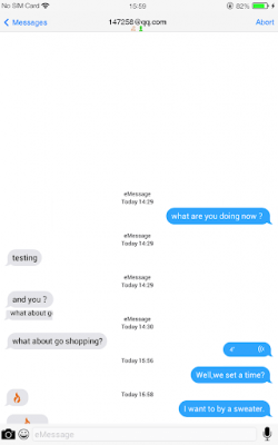 Screenshot of the application Espier PrivChat - #11