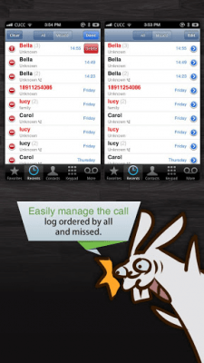 Screenshot of the application Espier Dialer i6 - #3