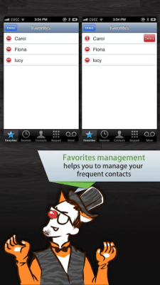 Screenshot of the application Espier Dialer i6 - #5