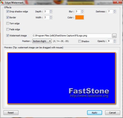 Screenshot of the application FastStone Capture Portable - #3