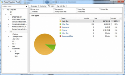 Screenshot of the application FolderVisualizer - #3