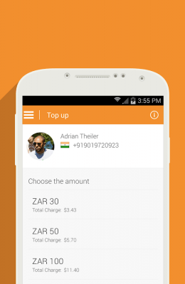 Screenshot of the application Sendly: Credit your loved ones - #4