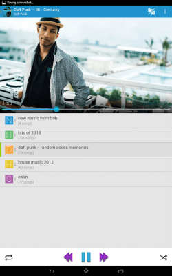 Screenshot of the application Music Folder Player (original) - #19
