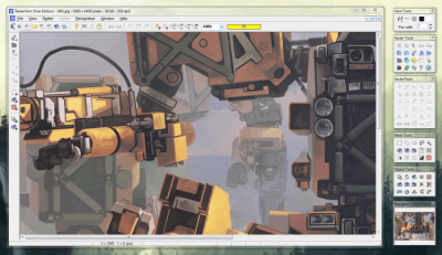 Screenshot of the application RasterVect  Free Edition - #3