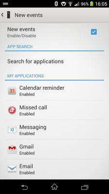 Screenshot of the application Stereo Bluetooth Headset SBH52 - #4
