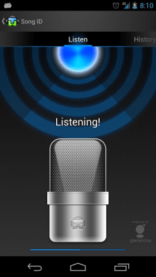 Screenshot of the application Motorola Music Player - #8