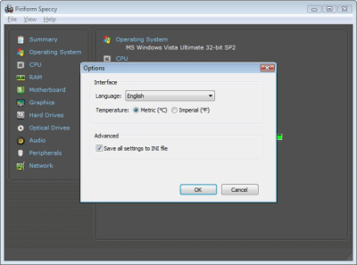 Screenshot of the application Speccy Portable - #4