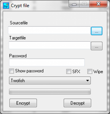 Screenshot of the application Simplyzip - #2