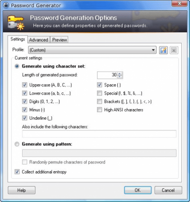 Screenshot of the application KeePass Classic Edition Portable - #1