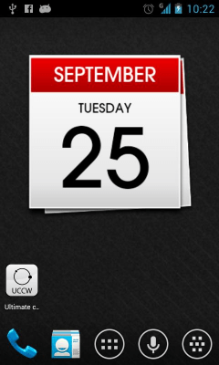 Screenshot of the application Calendar uccw skin - #1