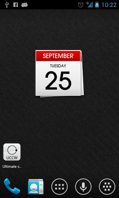 Screenshot of the application Calendar uccw skin - #2