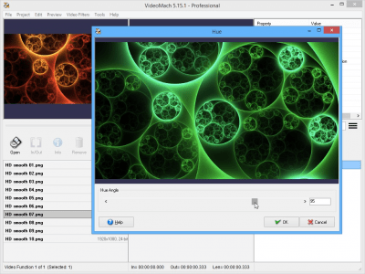 Screenshot of the application VideoMach - #3