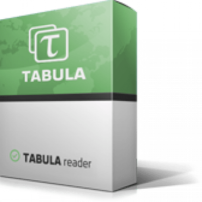 Screenshot of the application Tabula reader - #1