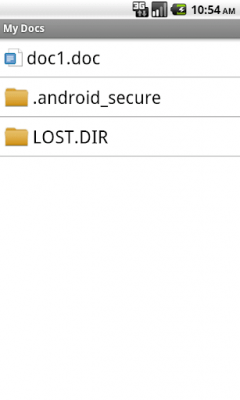 Screenshot of the application My Docs - Google Docs - #3