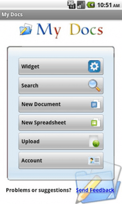Screenshot of the application My Docs - Google Docs - #4