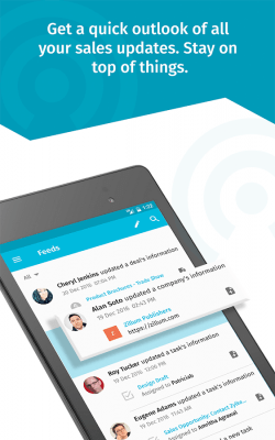Screenshot of the application Zoho ContactManager - #4