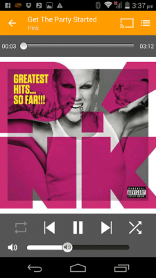 Screenshot of the application abMusic - #5