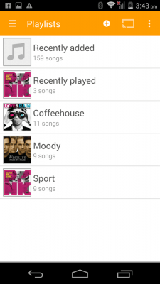 Screenshot of the application abMusic - #9