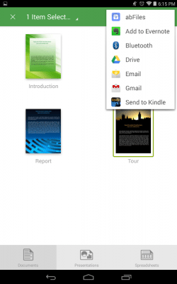 Screenshot of the application abDocs - #1