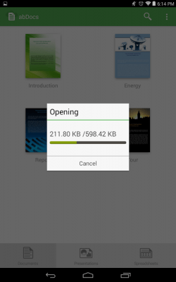 Screenshot of the application abDocs - #4