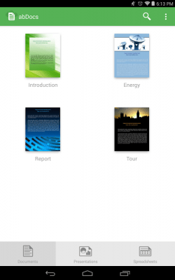 Screenshot of the application abDocs - #5