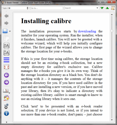 Screenshot of the application calibre Portable - #3
