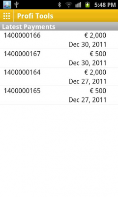 Screenshot of the application SAP Financial Fact Sheet - #8