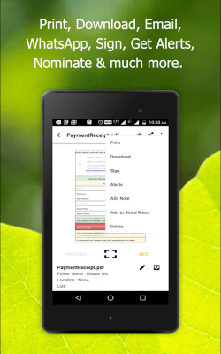 Screenshot of the application allDox - documents organized - #3