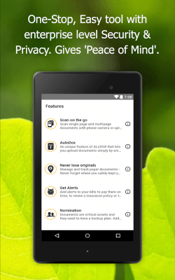 Screenshot of the application allDox - documents organized - #7