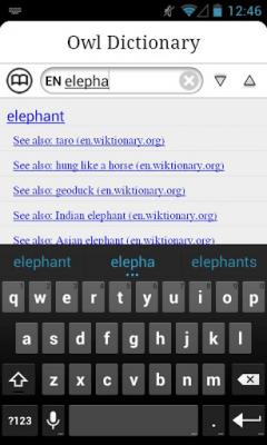 Screenshot of the application Multiple Dictionary - OwlDic - #7